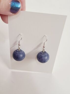 Blueberry Dangle Earrings - Women Jewelry